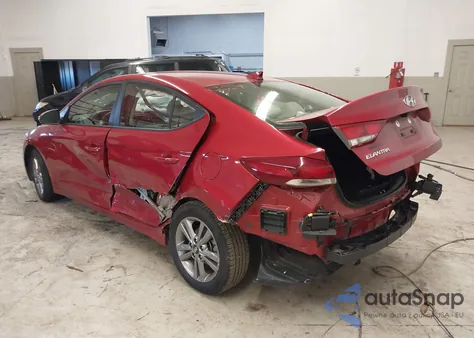 2018 Hyundai Elantra Sel z USA, uszkodzony, nr VIN KMHD84LF1JU684189